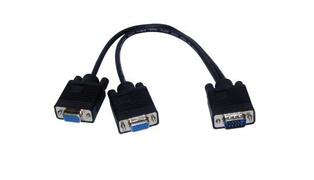 CABO Y VGA MACHO X 2 VGA FEMEA