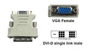 ADAPTADOR DVI MACHO 18/1 X VGA FEMEA