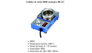 CADINHO DE SOLDA ANALOG CT 21 C HIKARI