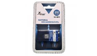 BATERIA 9V 450 MAH RECARREGAVEL FLEX KNUP