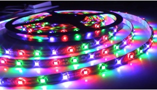 FITA LED RGB 12V 5 METROS COM CONTROLE