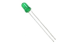 LED VERDE 3MM FOSCO