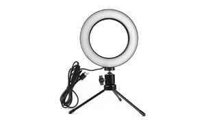 LUMINARIA USB RING FILL LIGHT 8POLEG TOMATE 064