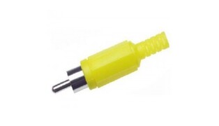 PLUG RCA PRETO PRETO