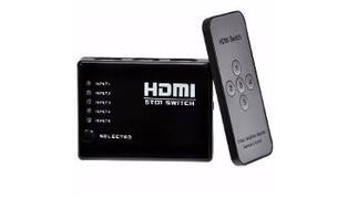 SWITCH HDMI 5 PORTAS COM CONTROLE