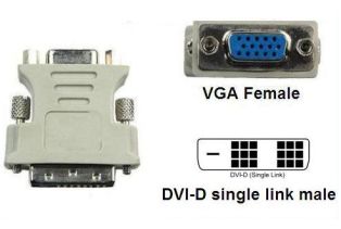 ADAPTADOR DVI MACHO 18/1 X VGA FEMEA