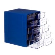 ORGANIZADOR GAVETA CINZA/PRETO 16 DIVISOES ARQPLAST