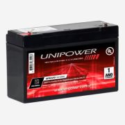 BATERIA SELADA 6V 12AMP UNIPOWER