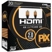 CABO HDMI 30 MTS 2.0 4K PIX