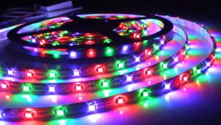 FITA LED RGB 12V 5 METROS COM CONTROLE