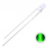 LED VERDE 3MM ALTO BRILHO