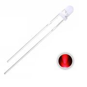 LED VERMELHO 3MM ALTO BRILHO