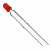 LED VERMELHO 3MM FOSCO