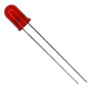 LED VERMELHO 5MM FOSCO