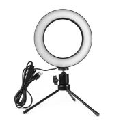 LUMINARIA USB RING FILL LIGHT 8POLEG TOMATE 064