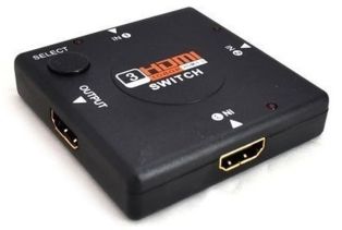 SPLITTER / SWITCH HDMI 3 PORTAS