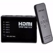 SWITCH HDMI 5 PORTAS COM CONTROLE