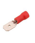 TERMINAL FASTON MACHO VERMELHO 22 18 AWG