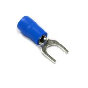 TERMINAL FORQUILHA ISOLADO AZUL 16 14 AWG