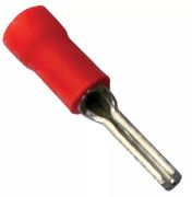 TERMINAL PINO ISOLADO VERMELHO 22 16 AWG